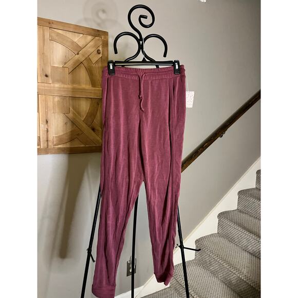 Free People FP Movement Womens Purple Elastic Waist Casual Sweatpants Joggers S - Picture 1 of 5